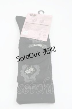 画像2: m petit by misako / ECAMOVKバラレースソックス 23-25CM  I-26-01-29-110-LO-ZA-SA-ZI