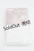 m petit by misako / TTブブンレースアミタイツ  中白 I-26-01-29-118-LO-ZA-SA-ZI