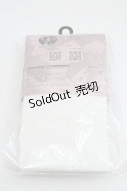 画像2: m petit by misako / TTブブンレースアミタイツ  中白 I-26-01-29-118-LO-ZA-SA-ZI