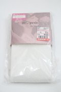 m petit by misako / AMブブンレースアミタイツ  中白 I-26-01-29-119-LO-ZA-SA-ZI