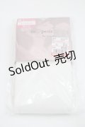 m petit by misako / AMブブンレースアミタイツ  中白 I-26-01-29-119-LO-ZA-SA-ZI