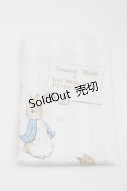 画像1: Innocent World / ピーターラビットとハートのタイツ  白 I-26-01-29-121-IW-ZA-SA-ZI