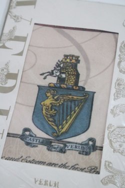 画像2: Grimoire / CREST IN LABRARYタイツ  アイボリー I-26-01-29-125-GO-ZA-SA-ZI