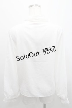 画像2: Virally / リボンタイブラウス S 白 I-26-01-29-002-EL-BL-SA-ZI