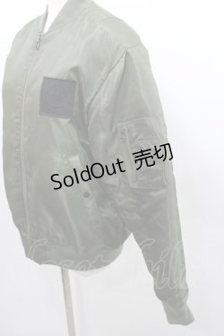 画像3: MINT NeKO / 胸元ワッペンMA-1 S カーキ I-26-01-29-017-HN-JA-TE-ZI