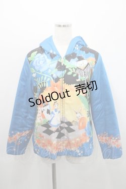 画像1: franche lippee black / 不思議の国のアリスジャケット  ブルー I-26-01-29-018-LO-CO-TE-ZI