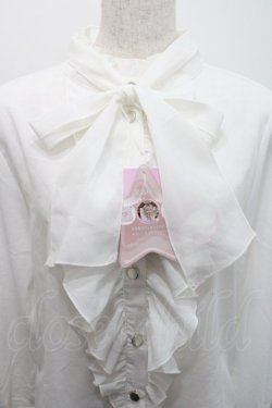 画像3: Virally / リボンタイブラウス S 白 I-26-01-29-002-EL-BL-SA-ZI