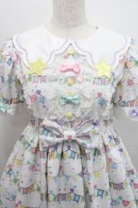 画像3: Angelic Pretty / Happy Garlandワンピース  白 I-26-01-29-021-AP-OP-SA-ZI (3)