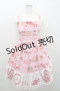 Angelic Pretty / French Cafe切替ジャンパースカート(2011) ピンク I