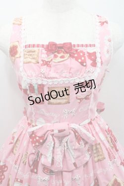 画像3: Angelic Pretty / French Cafe切替ジャンパースカート(2011)  ピンク I-26-01-29-022-AP-OP-SA-ZI