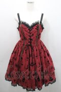 Angelic Pretty / Holy Lanternジャンパースカート  ボルドー I-26-01-29-024-AP-OP-SA-ZI
