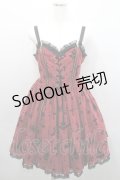 Angelic Pretty / Holy Lanternジャンパースカート  ボルドー I-26-01-29-024-AP-OP-SA-ZI