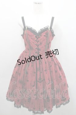 画像1: Angelic Pretty / Holy Lanternジャンパースカート  ボルドー I-26-01-29-024-AP-OP-SA-ZI