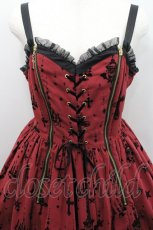 画像3: Angelic Pretty / Holy Lanternジャンパースカート  ボルドー I-26-01-29-024-AP-OP-SA-ZI (3)