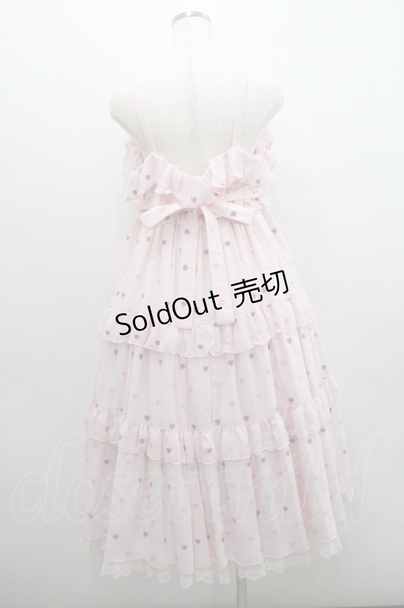 画像2: Angelic Pretty / Candy Petit Heartジャンパースカート  ピンク I-26-01-29-025-AP-OP-TE-ZI (2)