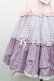 画像4: Angelic Pretty / カラフルギンガムジャンパースカート  ピンク×ラベンダー I-26-01-29-026-AP-OP-TE-ZI (4)