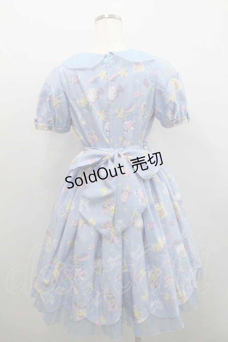 画像2: Angelic Pretty / SPACE TOYSワンピース  サックス I-26-01-29-028-AP-OP-TE-ZI (2)