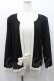 画像1: INGEBORG / 縁どりボレロカーディガン  ブラック I-26-01-31-025-LO-TO-SA-ZI (1)
