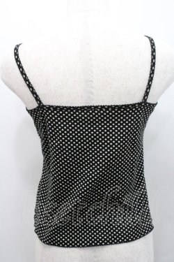 画像2: INGEBORG / 水玉キャミソール  ブラック I-26-01-31-027-LO-TO-SA-ZI