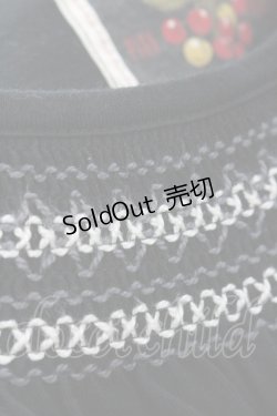 画像4: PINK HOUSE / チェリー柄切替トップス L ブラック I-26-01-31-028-LO-TO-SA-ZI