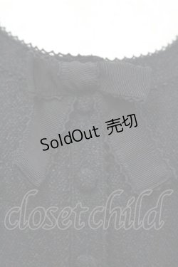 画像3: INGEBORG / 胸元リボン付きカーディガン  ブラック I-26-01-31-032-LO-TO-SA-ZI