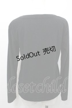 画像2: INGEBORG / 胸元リボン長袖トップス  ブラック I-26-01-31-034-LO-TO-SA-ZI