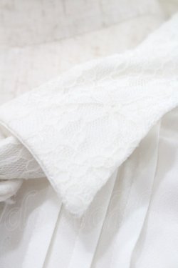 画像4: axes femme / メロディ刺繍ケープ袖ブラウス M 白 I-26-01-31-004-AX-BL-SA-ZI