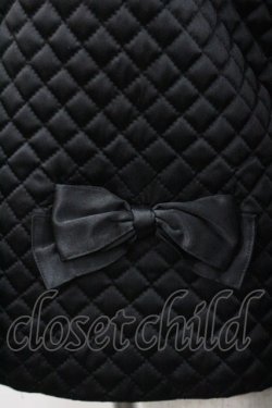 画像3: INGEBORG / ノーカラーキルティングジャケット M ブラック I-26-01-31-040-LO-JA-SA-ZI