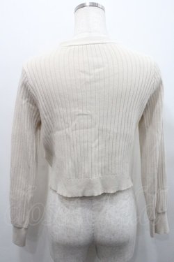 画像2: an another angelus / カリグラフィーローズプリント釦カーディガン  ベージュ I-26-01-31-044-CA-TO-SA-ZI