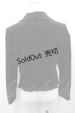 画像2: Jane Marple / 別珍テーラードジャケット  黒 I-26-01-31-045-JM-JA-SA-ZI