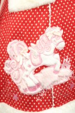 画像4: Angelic Pretty / エンジェルポニーコート(水玉)  エンジ I-26-01-31-047-AP-CO-SA-ZT0406I (4)