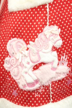 画像4: Angelic Pretty / エンジェルポニーコート(水玉)  エンジ I-26-01-31-047-AP-CO-SA-ZI