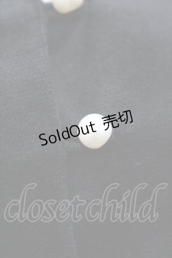 画像4: an another angelus / クロシェニットレース衿ベロアワンピース  ブラック I-26-01-31-052-CA-OP-SA-ZI