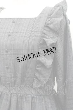 画像3: m petit by misako / チェック長袖ワンピース M グレーチェック I-26-01-31-054-LO-OP-SA-ZI