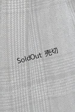 画像4: m petit by misako / チェック長袖ワンピース M グレーチェック I-26-01-31-054-LO-OP-SA-ZI