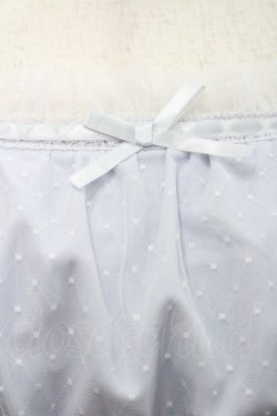 画像3: Honey Cinnamon / チュール重ねロングジャンパースカート  サックスＸ白 I-26-01-31-055-LO-OP-SA-ZI