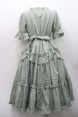 画像2: Chalmiere / フリルロングワンピース M グリーン I-26-01-31-056-0-OP-SA-ZI