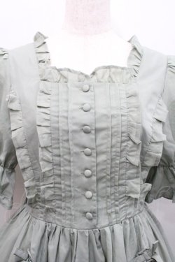 画像3: Chalmiere / フリルロングワンピース M グリーン I-26-01-31-056-0-OP-SA-ZI