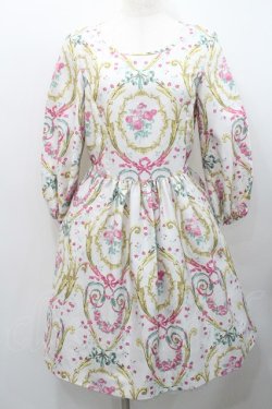 画像1: JESUS DIAMANTE / フェリエワンピ  アントーニア柄マリーピンク I-26-01-31-057-JE-OP-SA-ZI