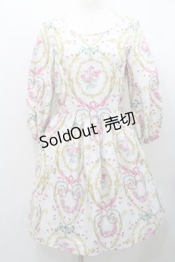 画像1: JESUS DIAMANTE / フェリエワンピ  アントーニア柄マリーピンク I-26-01-31-057-JE-OP-SA-ZI