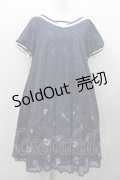 axes femme kawaii / 星座柄セーラーワンピース M ネイビーＸ白 I-26-01-31-062-AX-OP-SA-ZI