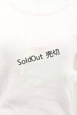 画像3: Swankiss / ウサギ柄半袖ニット  ピンク I-26-01-31-007-CA-TO-SA-ZI