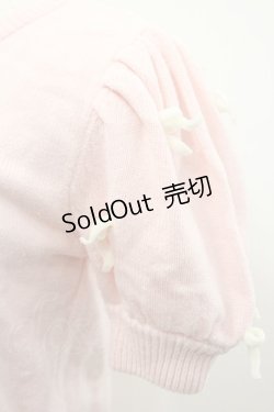 画像4: Swankiss / ウサギ柄半袖ニット  ピンク I-26-01-31-007-CA-TO-SA-ZI