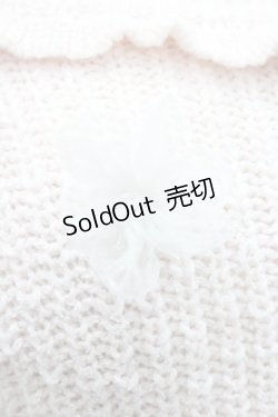 画像3: LIZ LISA / フラワーモチーフ付き半袖パフスリーブニットトップス  ピンク I-26-01-31-008-LO-TO-SA-ZI