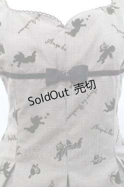 画像3: Ank Rouge / フロッキーチェックジャンパースカート  ブラウン I-26-01-31-071-CA-OP-SA-ZI