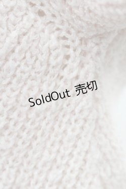 画像4: LIZ LISA / フラワーモチーフ付き半袖パフスリーブニットトップス  ピンク I-26-01-31-008-LO-TO-SA-ZI