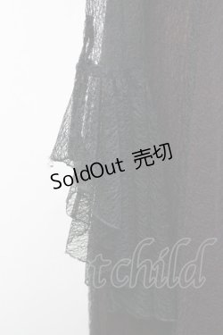 画像3: alice auaa / レース重ねコルセットロングワンピース  黒Ｘボルドー I-26-01-31-073-AA-OP-SA-ZI