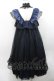 画像2: MR corset / レースチュールロングワンピース  ネイビー I-26-01-31-074-PU-OP-SA-ZI (2)