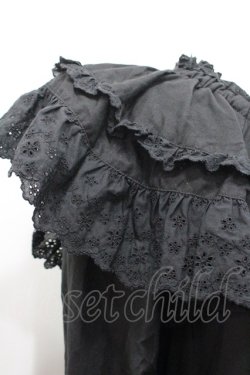 画像3: PINK HOUSE / コットンレース使いチュニックブラウス  ブラック I-26-01-31-075-LO-OP-SA-ZI