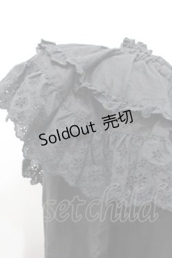 画像3: PINK HOUSE / コットンレース使いチュニックブラウス  ブラック I-26-01-31-075-LO-OP-SA-ZI